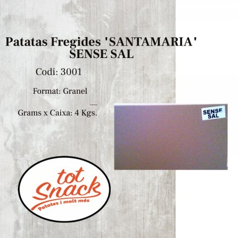 Patates Fregides x4 Kgs.."SANTAMARIA"